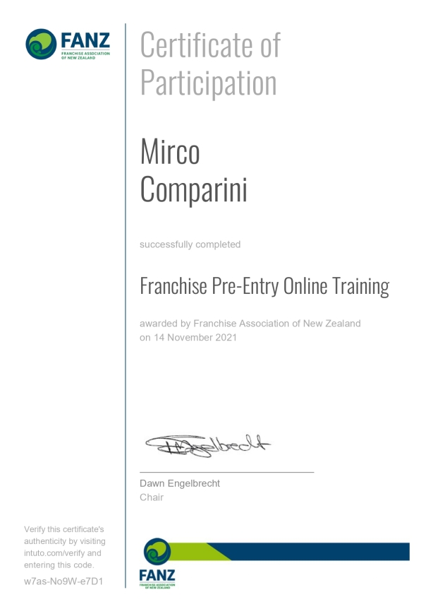 COMPARINI - Franchise Pre-Entry Online Training_page-0001